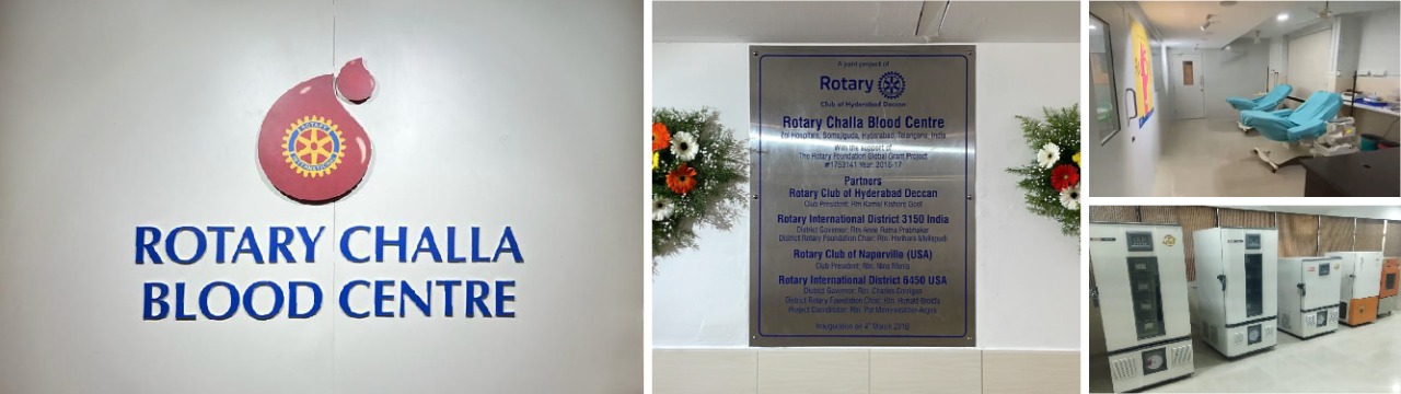Zoi Hospitals Welcomes Rotary Challa Blood Center